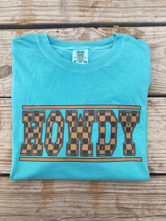 Checkered Howdy T-shirt